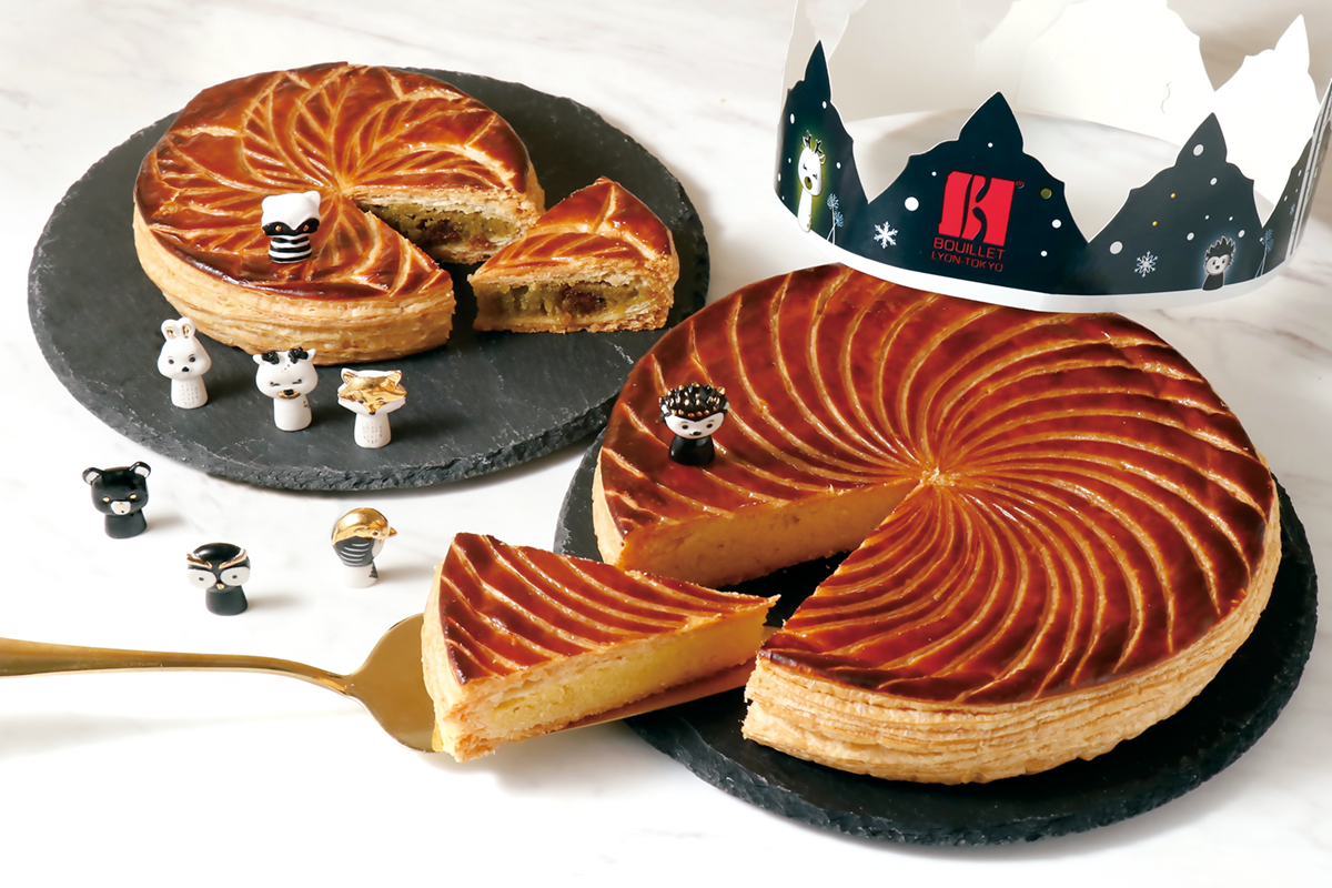 「セバスチャン・ブイエ」は12月13日より、フランスの伝統菓子「ガレット・デ・ロワ」の店頭予約受付を開始した。12月30日～2023年1月中旬までの期間は当日販売分も提供する。