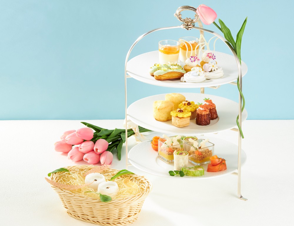 東京都港区の「ザ・プリンス パークタワー東京」は、春の訪れを感じるイースターをモチーフにした「Easter Afternoon Tea～scent of spring～」を4月1日〜5月31日まで展開する。