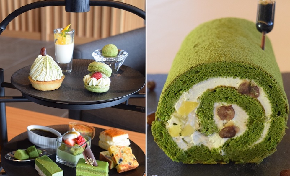 「熱海パールスターホテル」は5月1日より、静岡県産の抹茶をふんだんに使用した新作「SHIZUOKA Matcha ロール」と「SHIZUOKA Matcha アフタヌーンティー」を1階のラウンジ「オーシャンブリーズ」にて期間限定で提供する。