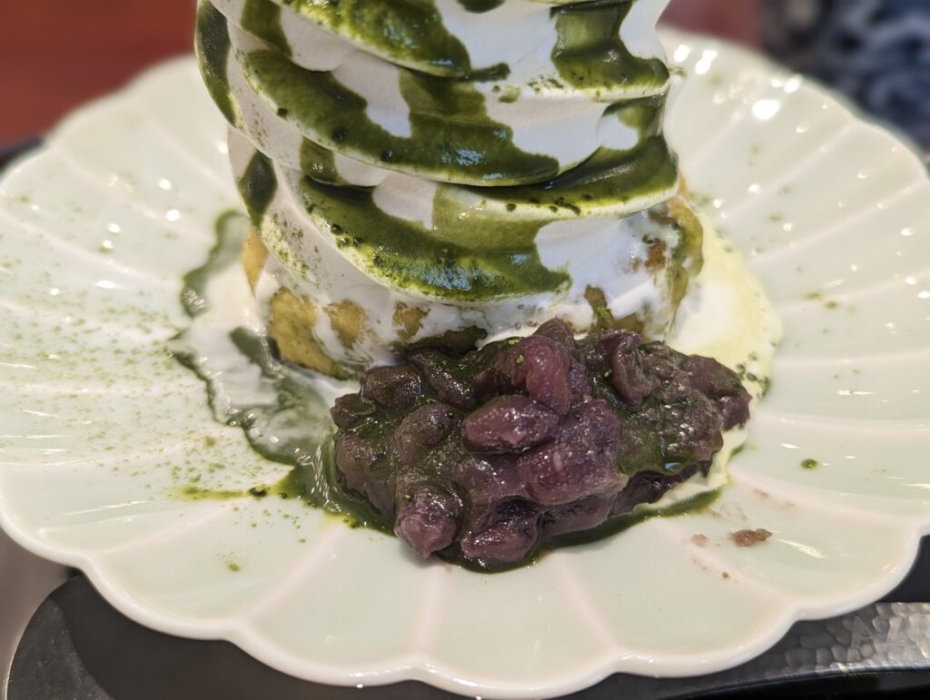 Azabu Sabo's "Creamy Sweet Potato ~ Matcha Kintoki ~" - 810 yen including tax.