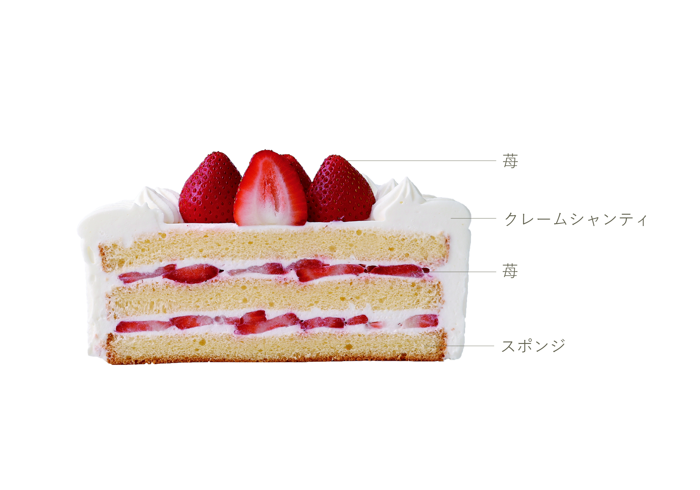 「苺のショートケーキ」税込み7,020円〜