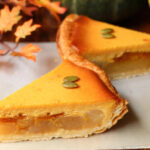 10月9日まで提供する「パンプキンチーズケーキ アップルパイ」