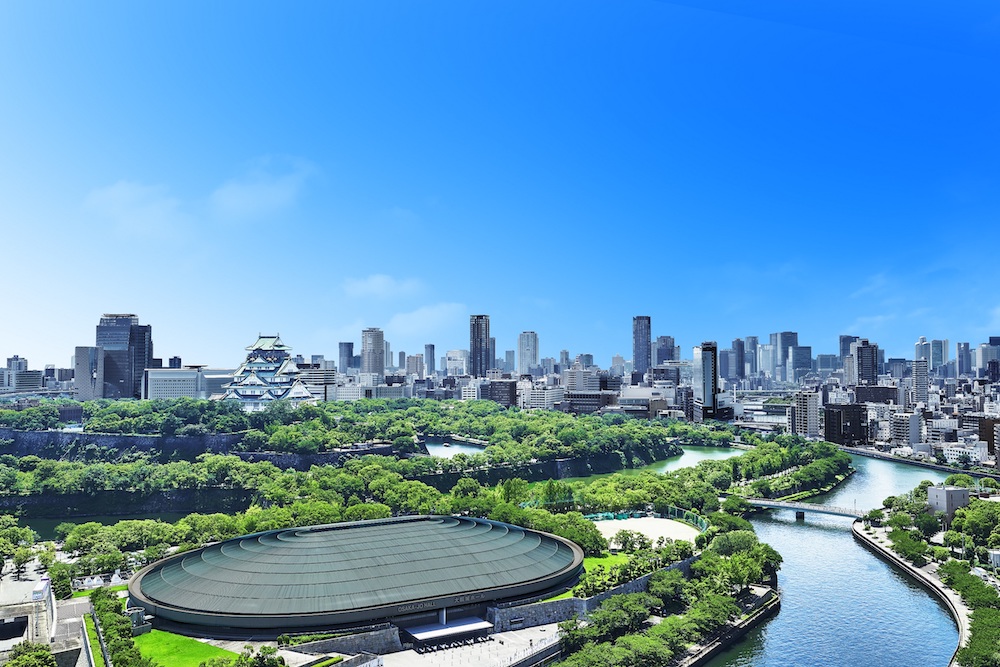 大阪城公園と大阪城天守閣