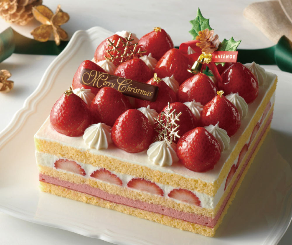 神戸発のパテイスリー「アンテノール」は10月10日より、全国のケーキ取扱い店舗にて順次クリスマスケーキの予約受付を開始する。