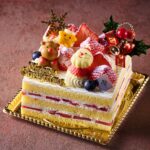 「苺のサンタデコレーションケーキ」4,500円