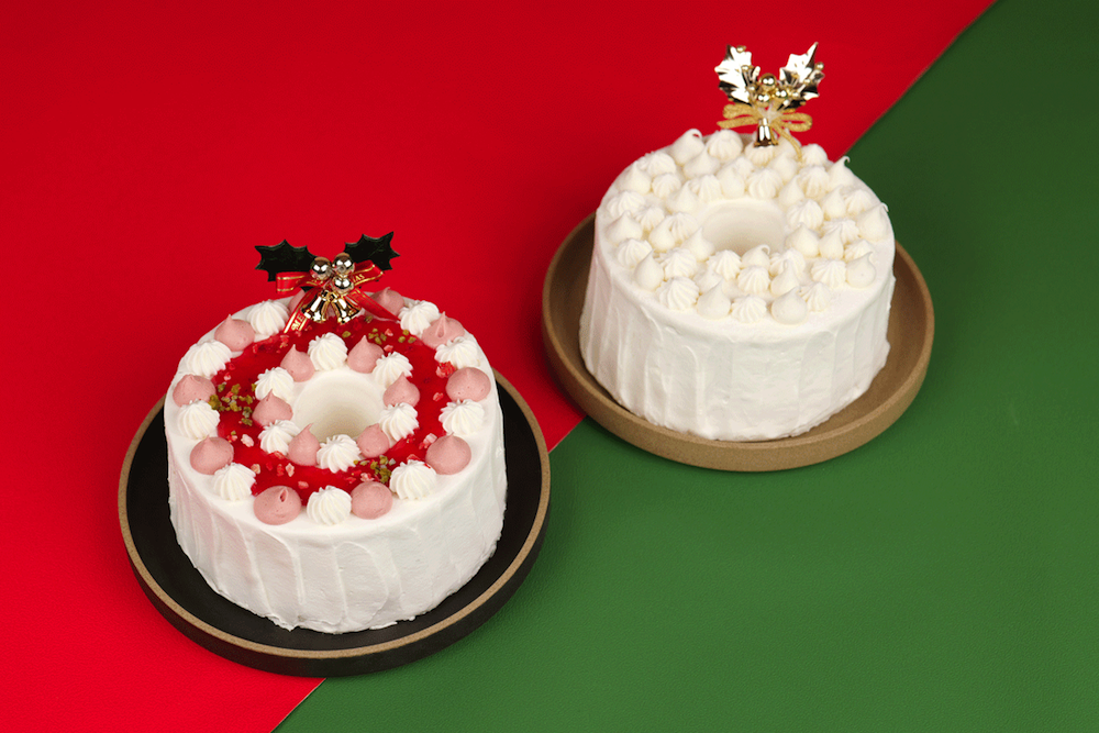 手作りシフォンケーキ専門店「This is CHIFFON CAKE.」は10月27日より、2023年のクリスマスのシフォンケーキを展開する。