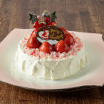 3サイズ提供する「クリスマスケーキ（ホワイト）」税込み3,000円〜
