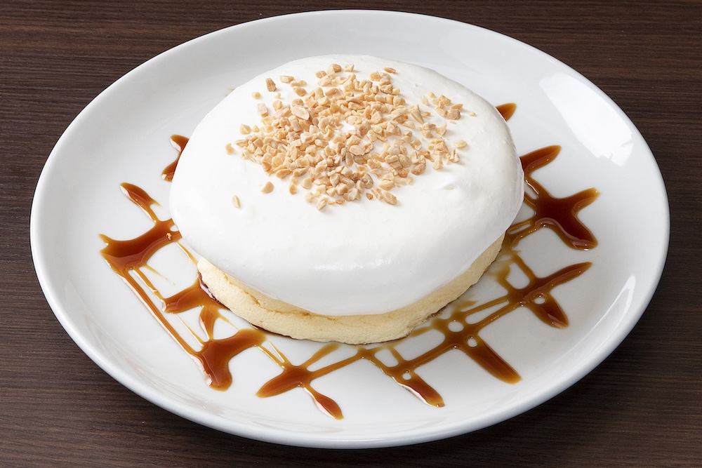 「高倉町珈琲」で人気の「リコッタクリームパンケーキ」