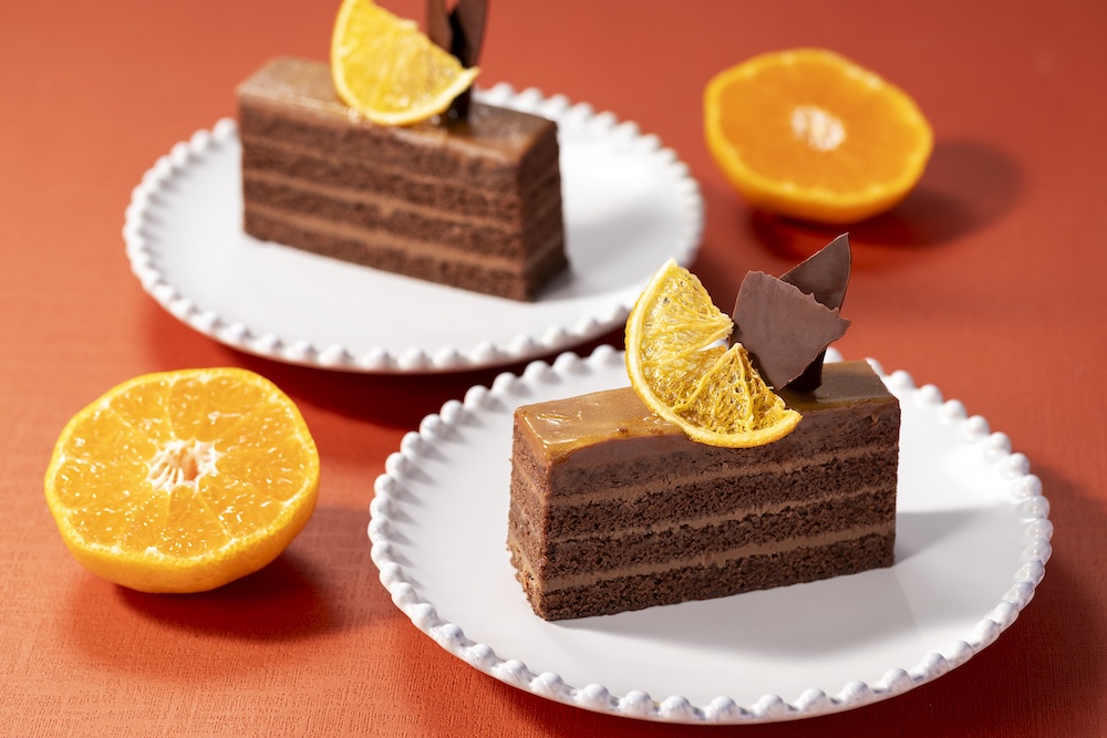 「熊本みかんとアールグレイのチョコレートケーキ」単品・税込み600円
