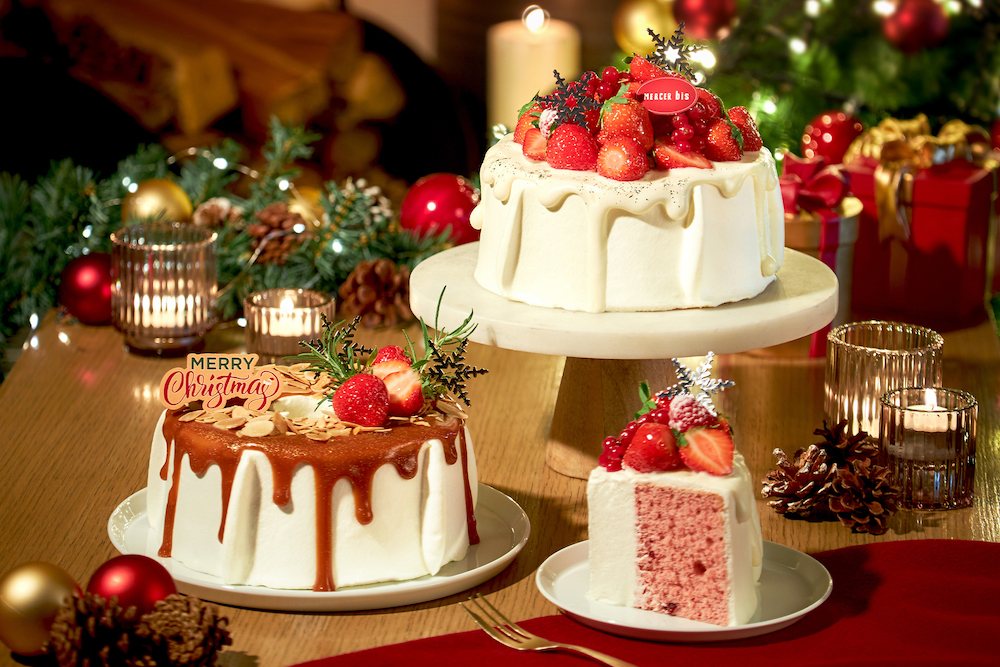 「MERCER bis」のクリスマスシフォンケーキのイメージ