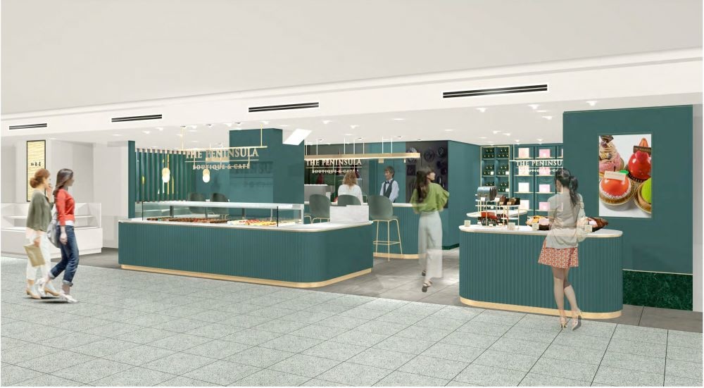 松屋銀座の地下1階・洋菓子売場に12月15日、「ザ・ペニンシュラ ブティック&カフェ」がオープンする。