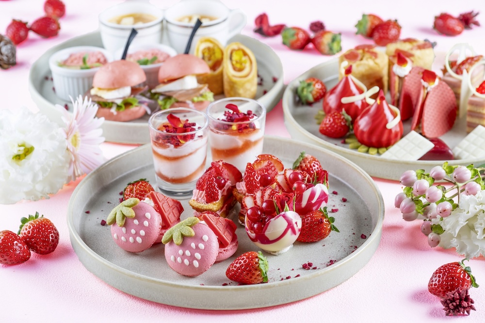 「ザ・プリンス パークタワー東京」は2024年1月5日〜2月29日、「Strawberry Afternoon Tea」を展開する。価格は7,000円（別途サービス料）。