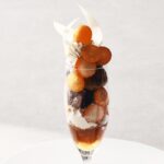 「金柑と苺のティーショコラパフェ」税込み2,000円（別途サービス料）
