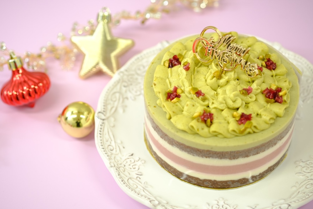 the vegan marshmallooowの「ピスタチオのクリスマスリースケーキ グルテンフリー」6,318円