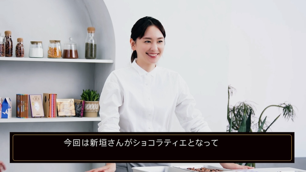 「明治 ザ・チョコレート」新CM「What is luxury to you?」篇　メイキング・インタビュービジュアルカット