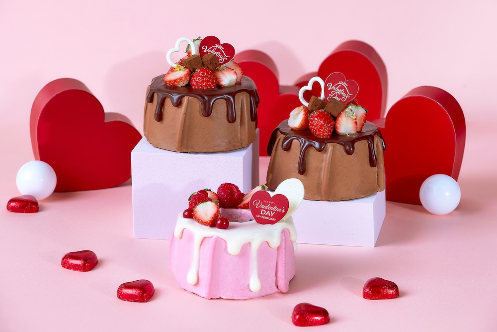 生キャラメルシフォンケーキの「MERCER bis」は、バレンタインコレクションおよび冬季限定リッチチョコレートシフォンケーキを展開する。