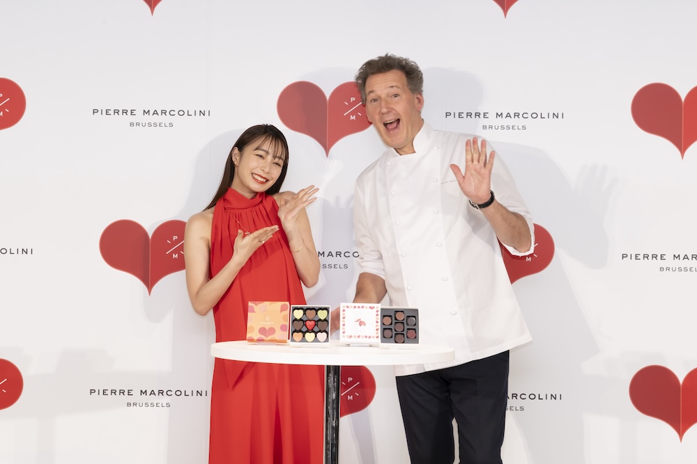 宇垣美里さんが1月11日、都内で行われた「ピエール マルコリーニ バレンタインコレクション 2024 プレス発表会 兼 試食会」に出席した。チョコレート愛を語った。