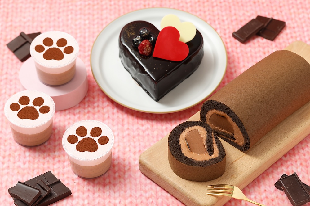 パステルは2月1日〜2月29日、全国店舗にてバレンタイン向けのショコラスイーツ「ハートのショコラdeショコラ」および「生ショコラプリンロール」を新発売する。