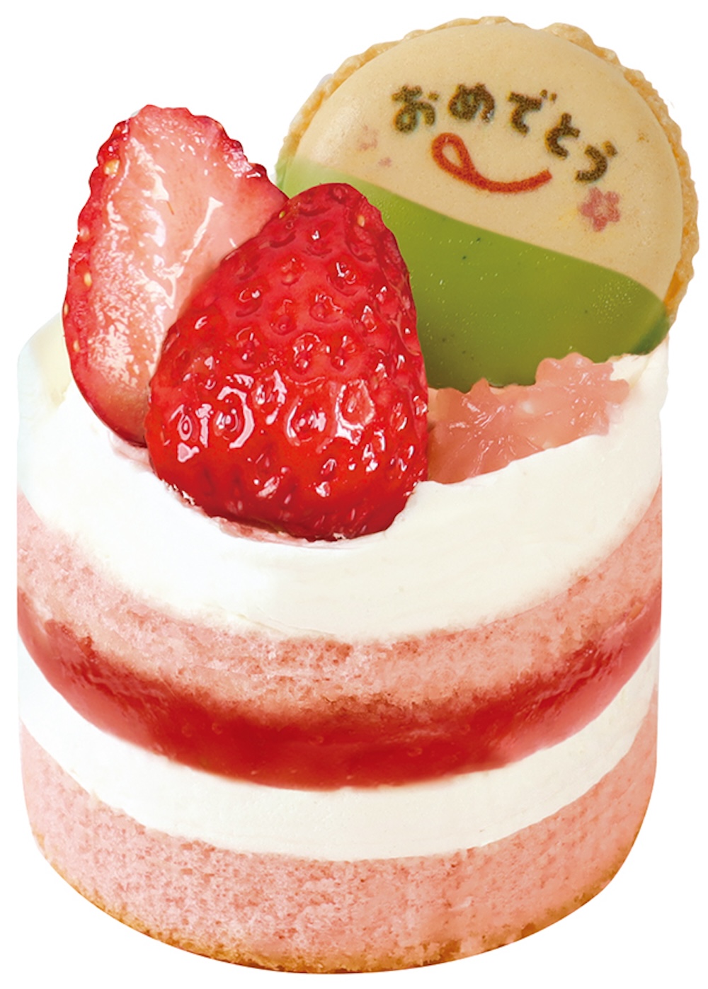 4月5日発売の「桜咲く苺のお祝いケーキ」税込み734円