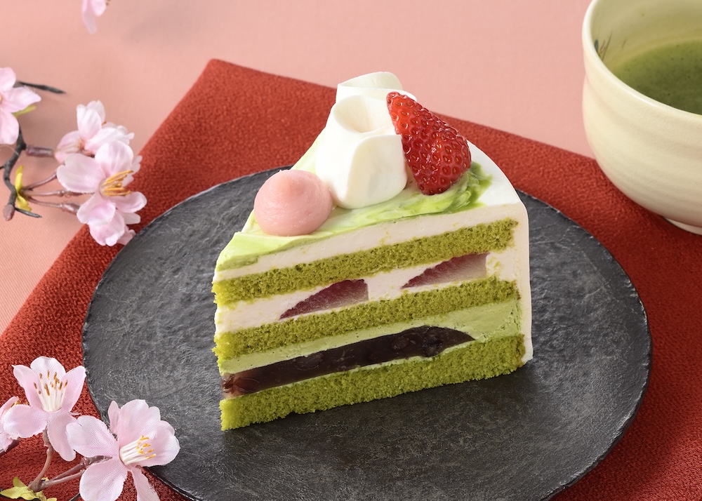 「抹茶と苺の水ようかんケーキ」税込み626円
