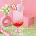 「苺のクリームソーダ」780円