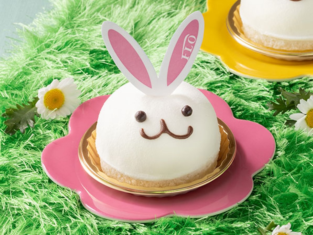 関東を中心にスイーツを展開するフロプレステージュは5月3日より、「うさちゃんのムースケーキ」を新発売する。価格は税込み691円。