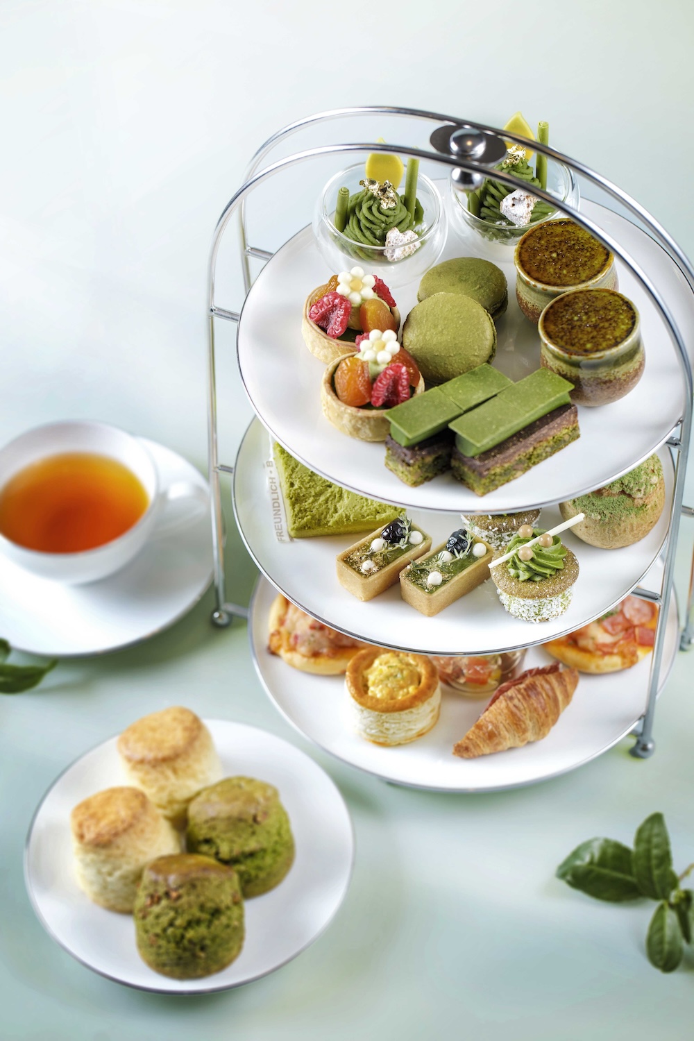 ウェスティンホテル東京が展開する「抹茶アフタヌーンティー」イメージ
