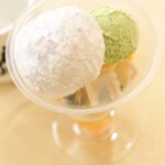 5月10日〜6月20日に提供する新作スイーツ「大福あんみつパフェ」イメージ