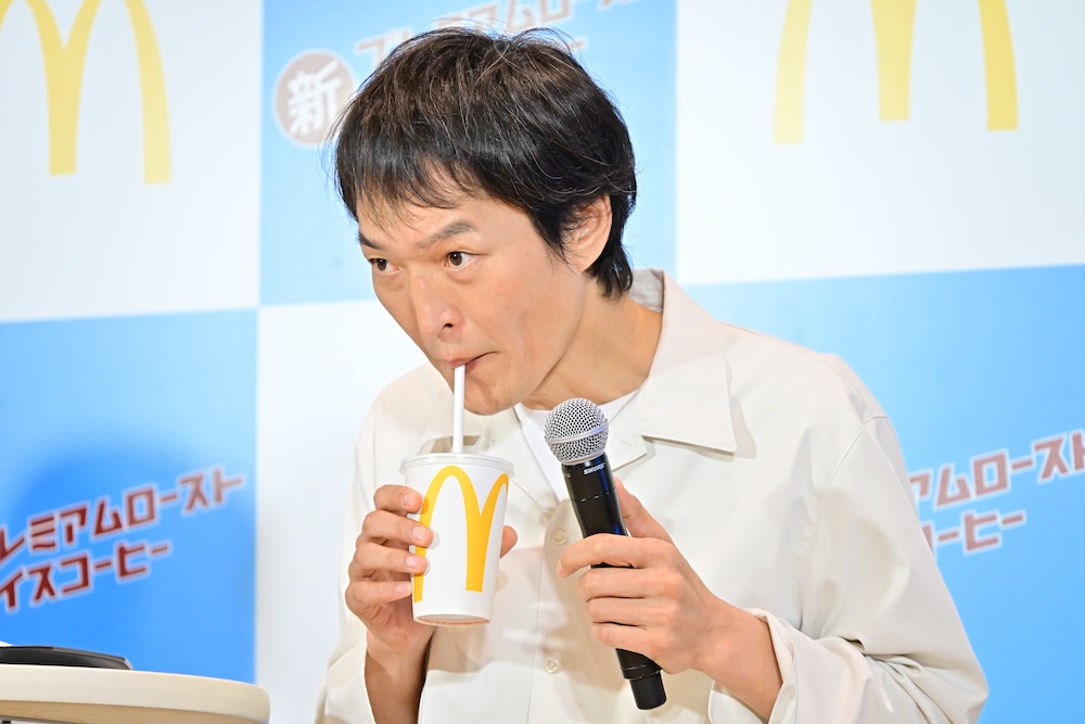 マクドナルド「プレミアムローストアイスコーヒー 4年ぶりの大リニューアルイベント！」の様子