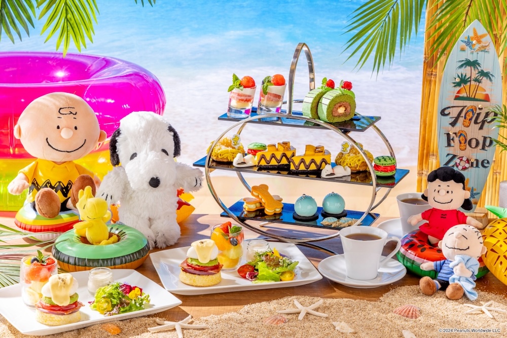 モーニングハイティー「Snoopy Summer Beach Time」イメージ