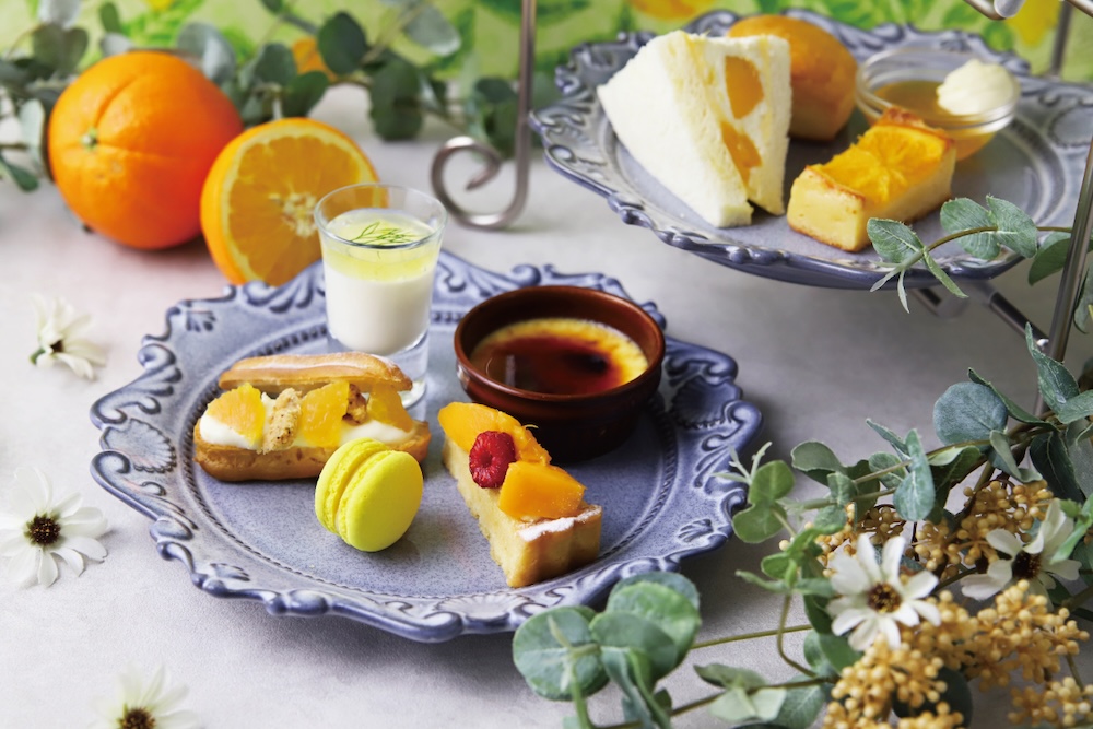 「マンゴーと柑橘のアフタヌーンティーセット」イメージ