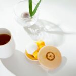 「トロピカル最中」や「パイナップル水饅頭」「びわの葉ジャスミンブレンドお花茶」イメージ