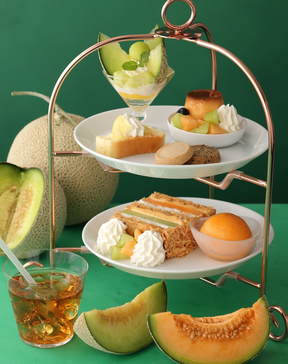 7月16日まで提供する「季節のAfternoon Tea Set」税込み2,800円から