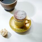 「玄米茶のスフレ」と「玄米茶」イメージ