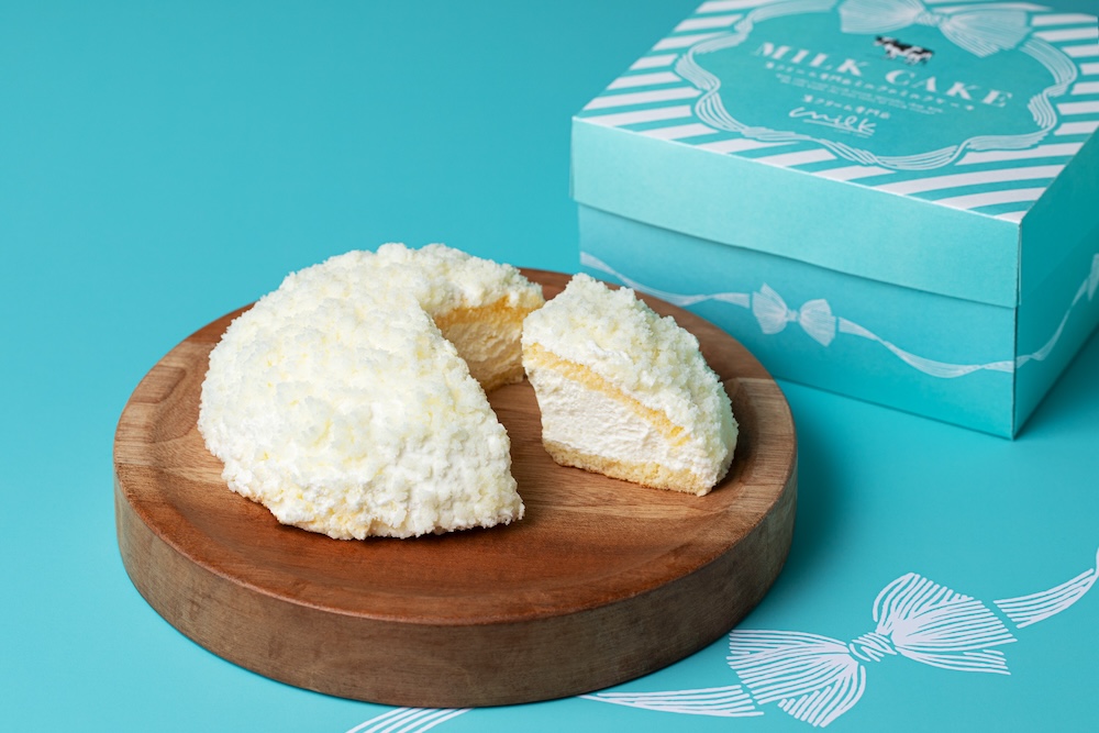 「生クリーム専門店ミルク」は6月25日より、公式オンラインショップなどにて、「ふわふわミルクケーキ」を発売中だ。価格は税込み3,480円。