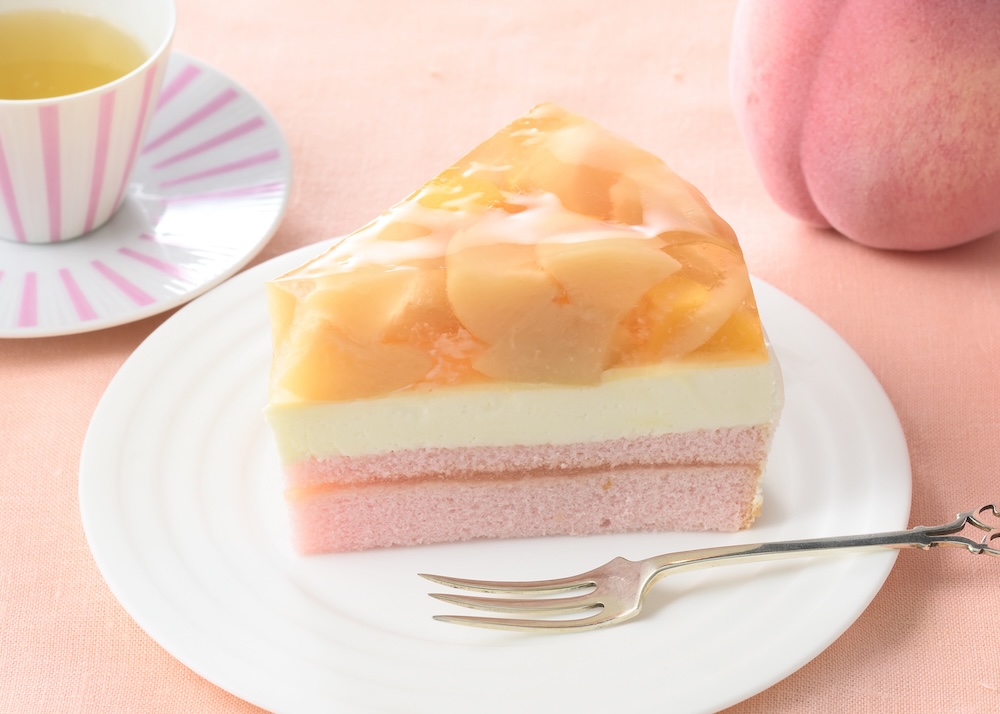 「桃涼みケーキ」イメージ