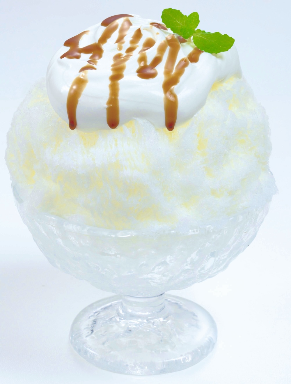 「信州ミルクのかき氷～安曇野産ヨーグルトクリーム～」税込み1,180円