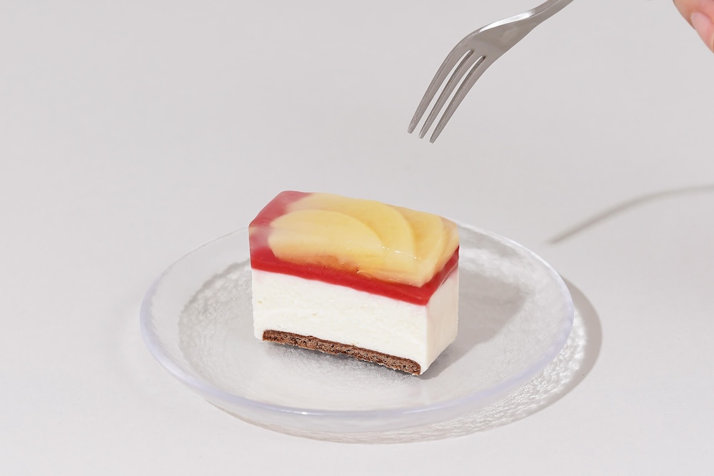 「白桃のカカオレアチーズケーキ」イメージ