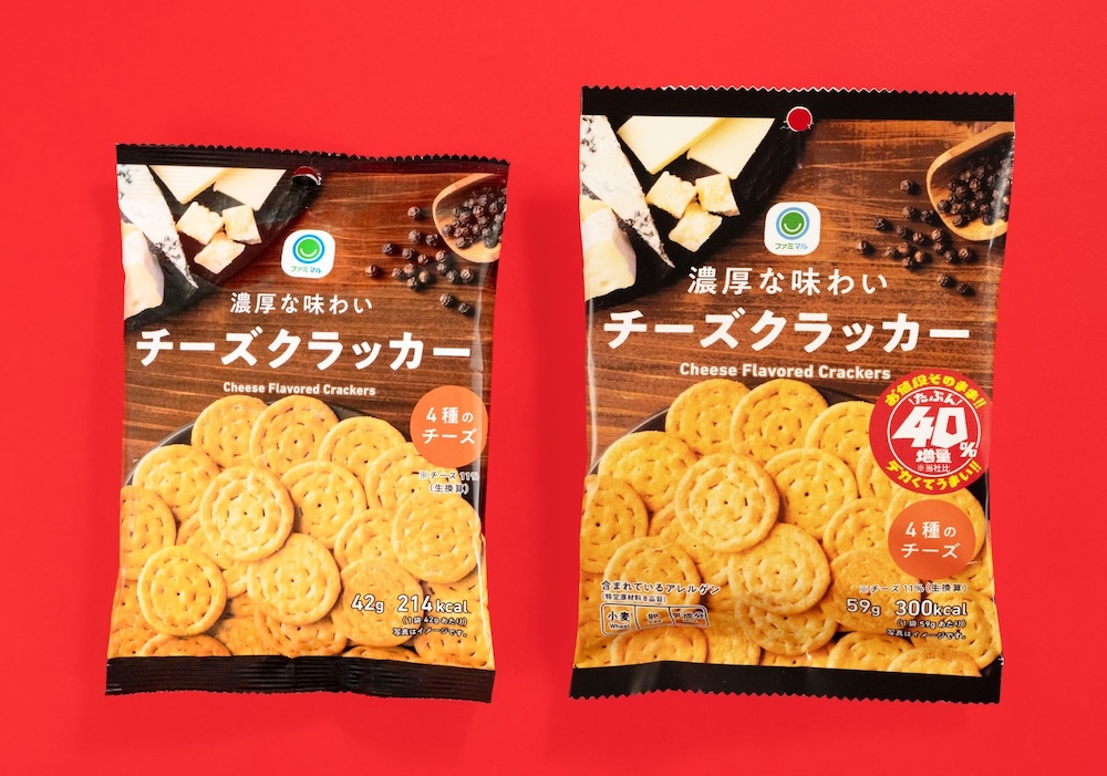 8月13日発売「濃厚な味わいチーズクラッカー」税込み168円