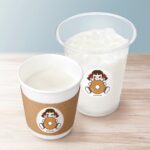 「のむmilky（Hot/Ice）」各・税込み400円