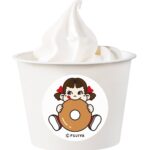 「プレミアムmilkyソフトクリーム（通常サイズ）」カップ・税込み400円、コーン・税込み450円