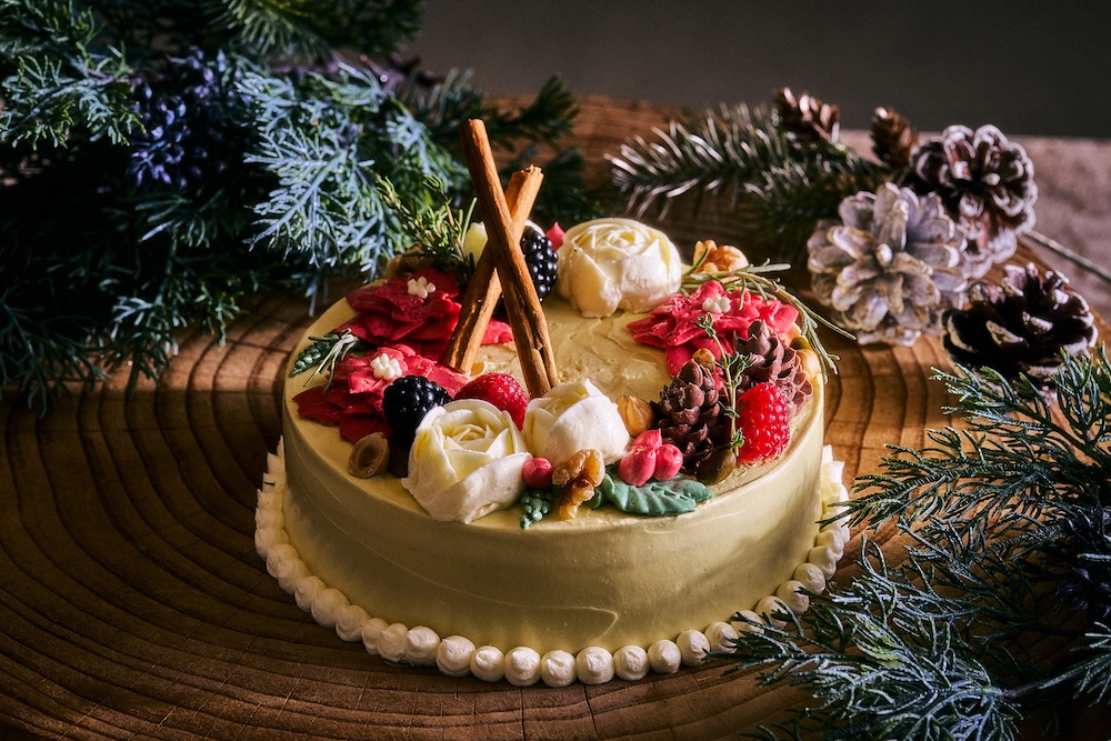 「Christmas Wreath Vegan Cake」イメージ