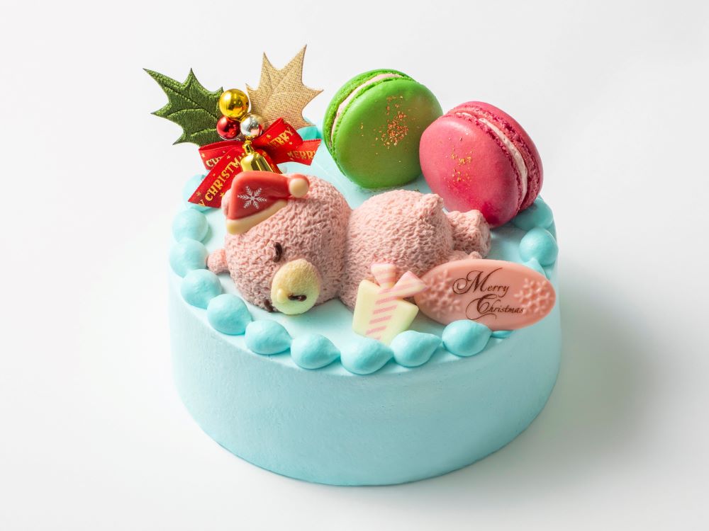 ネット予約11月1日～12月18日、100台限定「クマちゃんのHAPPY　X'masケーキ」税込み5,184円