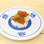 「新物うにといくらフェア」の「紅鮭いくら」税込み115円