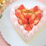 「クリスマスいちごのピンキーハートケーキ」イメージ