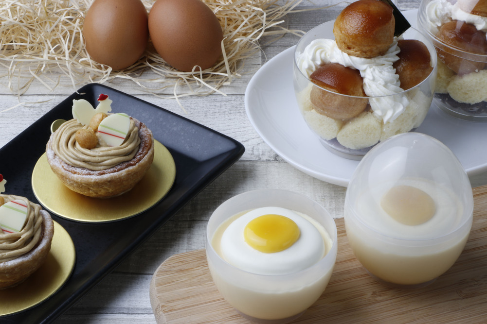 たまご屋さんが展開する洋菓子店『TAMAGO COCCO』より たまご尽くしのスイーツ3種が新発売！