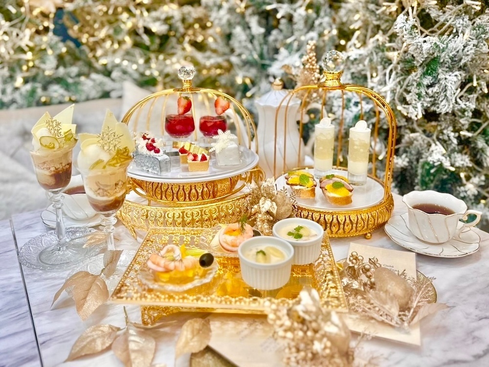 「Snow Gold Afternoon Tea」通常コースのイメージ