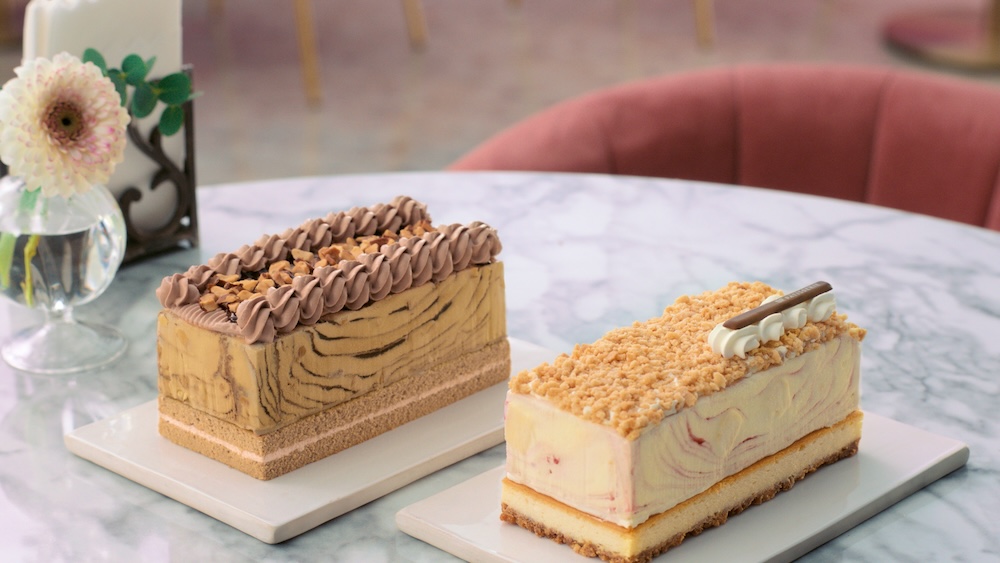 左から「31 カフェモカケーキ made from ジャモカアーモンドファッジ」、「31 ザ・チーズケーキ made from ストロベリーチーズケーキ」、