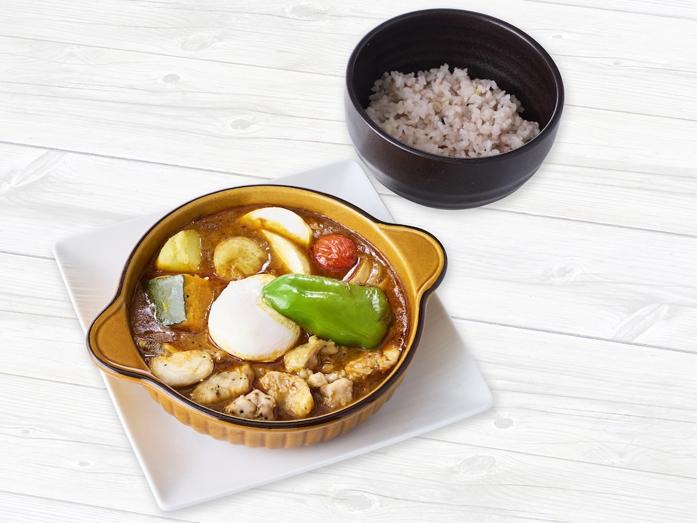 「チキンと野菜のスープカレー」税込み1,430円