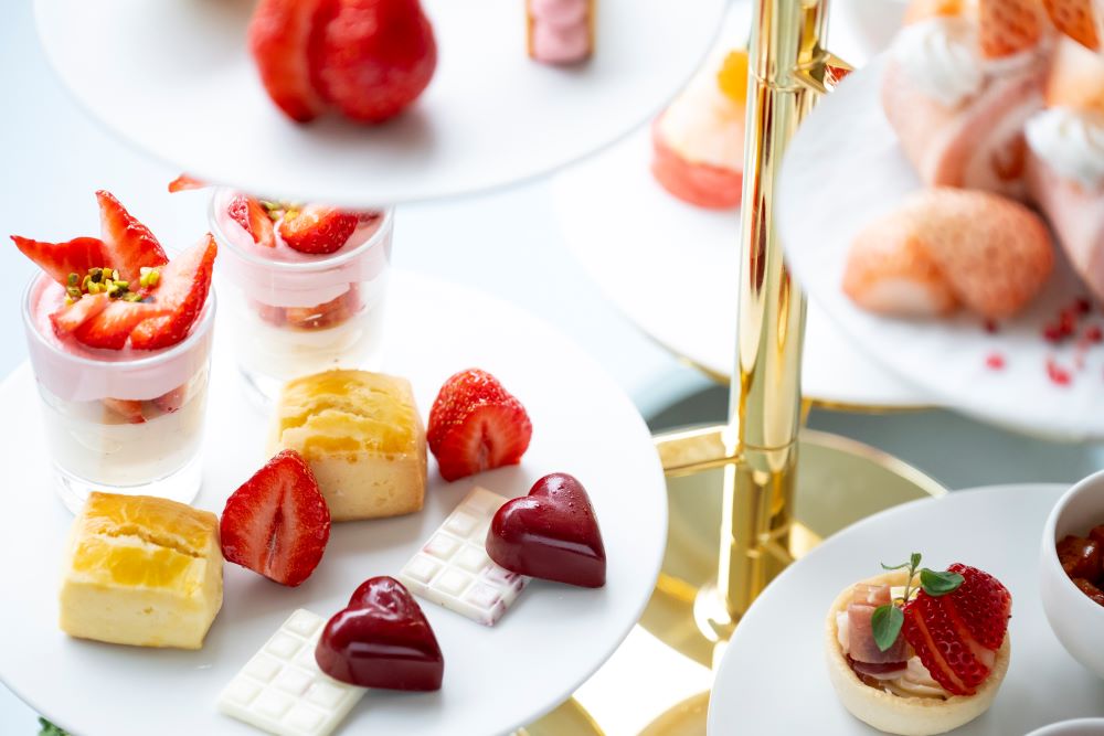 「Pinky Strawberry Afternoon Tea」スイーツのイメージ